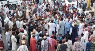 ٺل ۾ صدام لاشاري جي قتل خلاف ڇهين ڏينهن به احتجاج