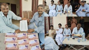 سال علائقي واسين پاران گڏ ڪيل رقم 4 لک33 هزار ماڻڪ بهراڻي ڳوٺ ۾ حادثي متاثرين ۾ ورهائي وئي.